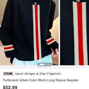 New turtle neck sweater